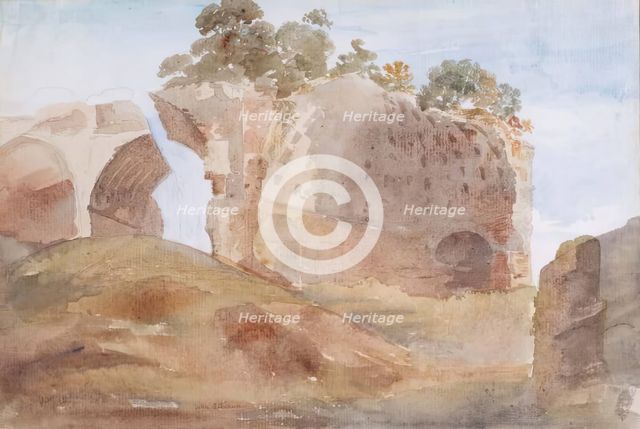 Villa Adriana, 1824. Creator: James William Giles.