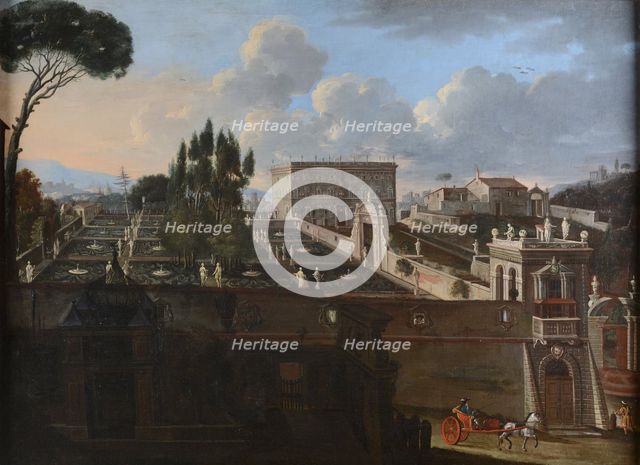 Villa Aldobrandini, 1650-1652. Creator: Withoos, Matthias (1627-1703).