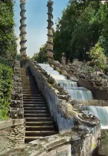 Villa Aldobrandini, Frascati, Lazio, Italy, 1925. Creator: Frances Benjamin Johnston