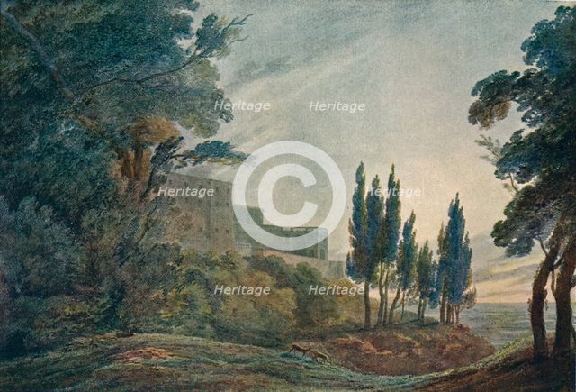 'Villa at Frascati', c1780, (1923). Artist: John Robert Cozens.