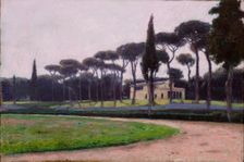 Villa Borghese in Rome, c1900. Creator: Aleksander Gierymski