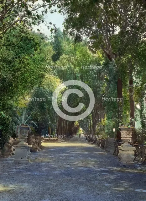 Villa Borghese, Rome, Lazio, Italy, 1925. Creator: Frances Benjamin Johnston.