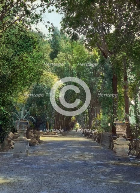 Villa Borghese, Rome, Lazio, Italy, 1925. Creator: Frances Benjamin Johnston.