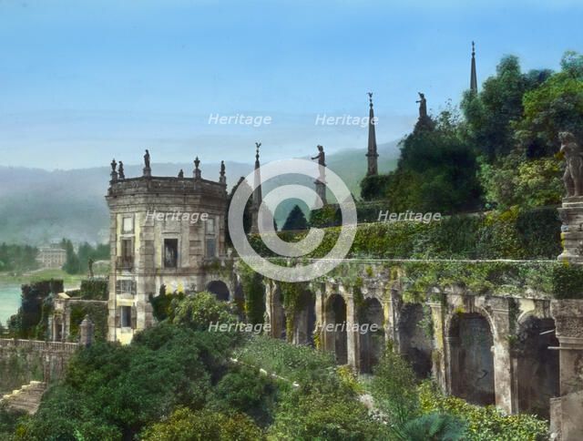 Villa Borromeo, Isola Bella, Lake Maggiore, Piedmont, Italy, 1925. Creator: Frances Benjamin Johnston.