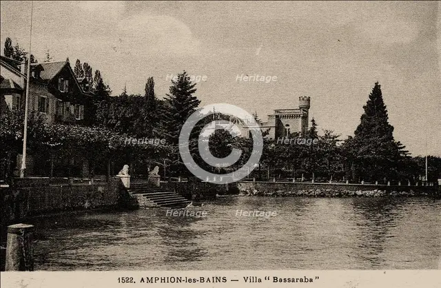 Villa Bassaraba, Amphion-les-Bains, 1900. Creator: Anonymous ().
