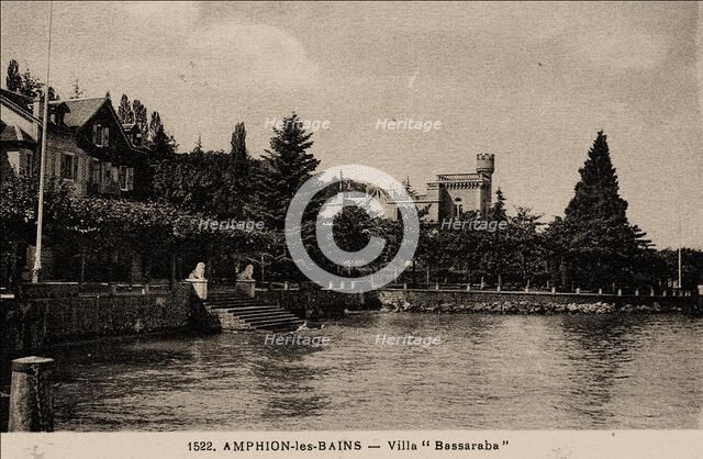 Villa Bassaraba, Amphion-les-Bains, 1900. Creator: Anonymous ().