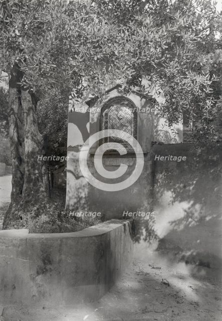 Villa Bel Riposo, San Domenico, Tuscany, Italy, 1925. Creator: Frances Benjamin Johnston.