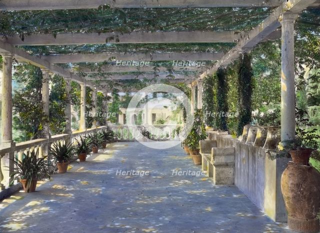 Villa Bel Riposo, San Domenico, Tuscany, Italy, 1925. Creator: Frances Benjamin Johnston.