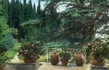 Villa Bel Riposo, San Domenico, Tuscany, Italy, 1925. Creator: Frances Benjamin Johnston