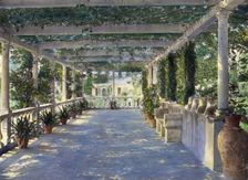 Villa Bel Riposo, San Domenico, Tuscany, Italy, 1925. Creator: Frances Benjamin Johnston