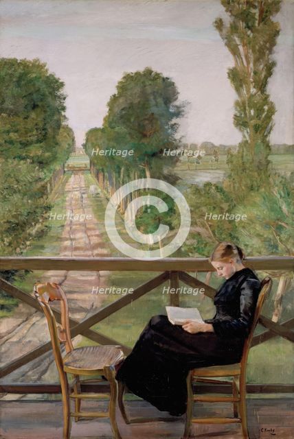 Villa Britannia, Belgium, 1885. Creator: Christian Krohg.