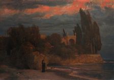 Villa by the Sea, 1871-1874. Creator: Arnold Bocklin