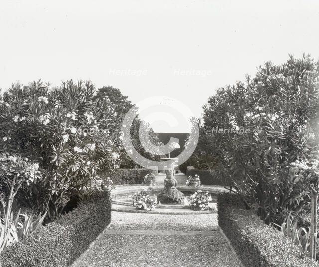 Villa Gamberaia, Settignano, Tuscany, Italy, 1925. Creator: Frances Benjamin Johnston.