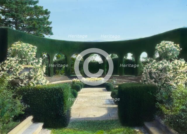 Villa Gamberaia, Settignano, Tuscany, Italy, 1925. Creator: Frances Benjamin Johnston.