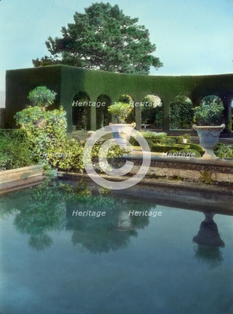 Villa Gamberaia, Settignano, Tuscany, Italy, 1925. Creator: Frances Benjamin Johnston.