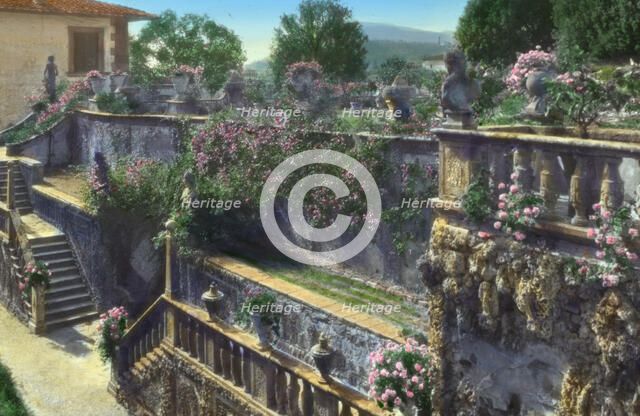 Villa Gamberaia, Settignano, Tuscany, Italy. Creator: Frances Benjamin Johnston.