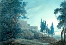 Villa d'Este, Tivoli, 1778. Creator: John Robert Cozens