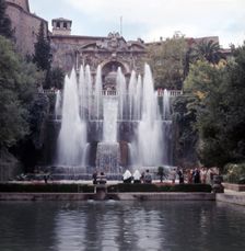 Villa d'Este, Tivoli, Rome, Italy, c1955. Creator: Arthur Charles Kirby Ware