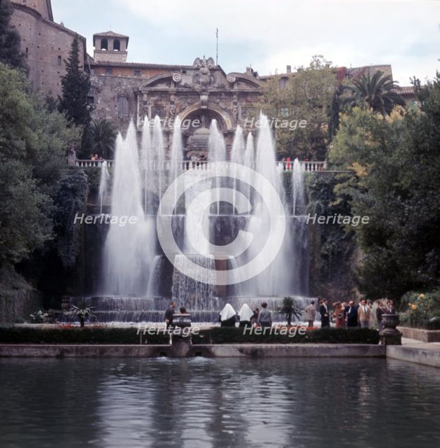 Villa d'Este, Tivoli, Rome, Italy, c1955. Creator: Arthur Charles Kirby Ware.
