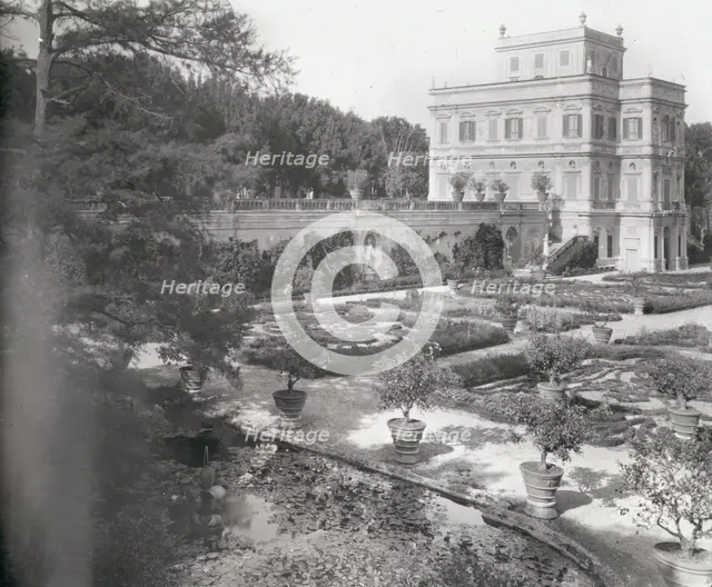 Villa Doria-Pamphili, Monteverde, Rome, Italy, 1925. Creator: Frances Benjamin Johnston.