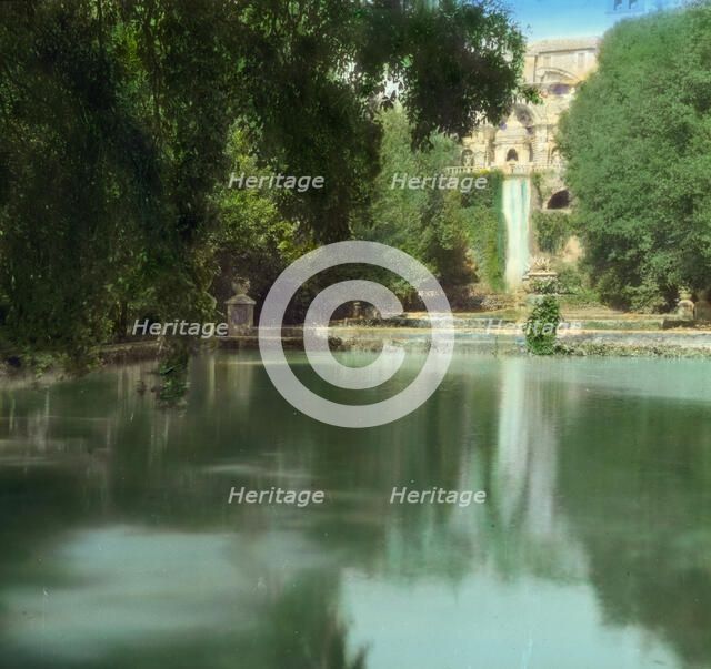 Villa d'Este, Tivoli, Lazio, Italy, 1925. Creator: Frances Benjamin Johnston.