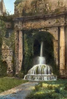 Villa d'Este, Tivoli, Lazio, Italy, 1925. Creator: Frances Benjamin Johnston