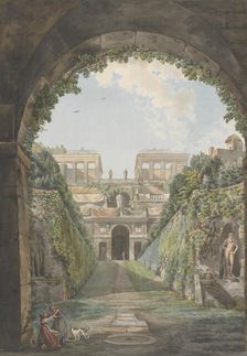Villa Farnese, ca. 1780. Creators: Giovanni Volpato, Louis Ducros