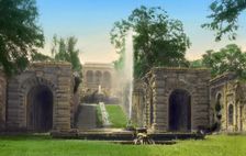 Villa Farnese, Caprarola, Lazio, Italy, 1925. Creator: Frances Benjamin Johnston