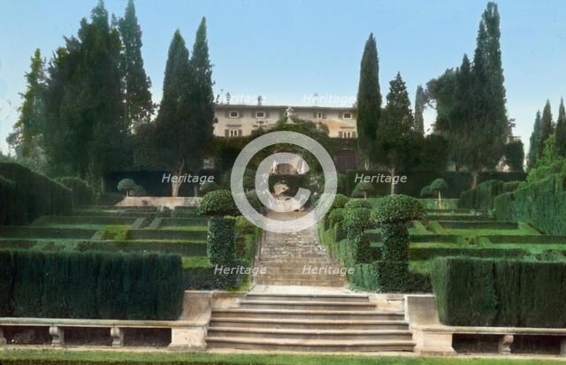Villa I Tatti, Ponte a Mensola, near Settignano, Italy, 1925. Creator: Frances Benjamin Johnston.