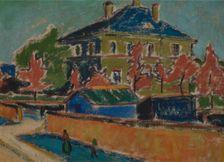 Villa in Dresden, c1910. Creator: Ernst Kirchner