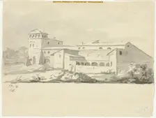 Villa in the Campagna, 1775–80. Creator: Jacques-Louis David