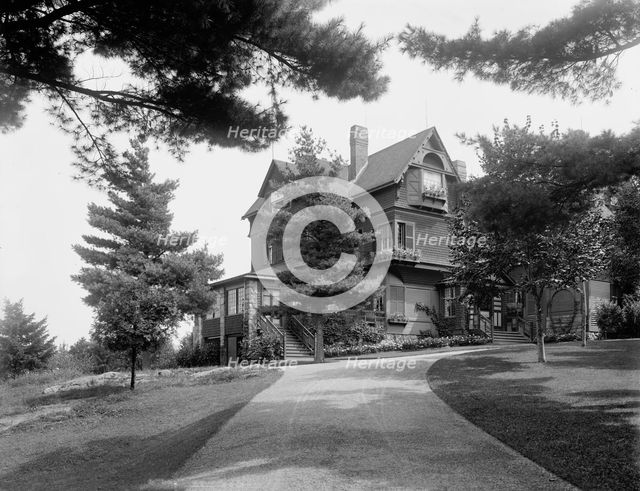 Villa of James G. Blaine, Bar Harbor, Mt. (i.e. Mount) Desert Island, Me., between 1900 and 1906. Creator: Unknown.