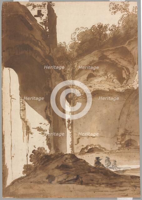 Villa of Maecenas at Tivoli, c. 1627. Creator: Bartholomeus Breenbergh.