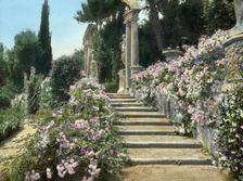 Villa La Pietra, via Bolognese, 120, Florence, Tuscany, Italy, 1925. Creator: Frances Benjamin Johnston