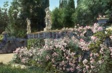 Villa La Pietra, via Bolognese, 120, Florence, Tuscany, Italy, 1925. Creator: Frances Benjamin Johnston