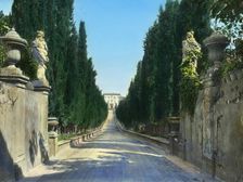 Villa La Pietra, via Bolognese, 120, Florence, Tuscany, Italy, 1925. Creator: Frances Benjamin Johnston