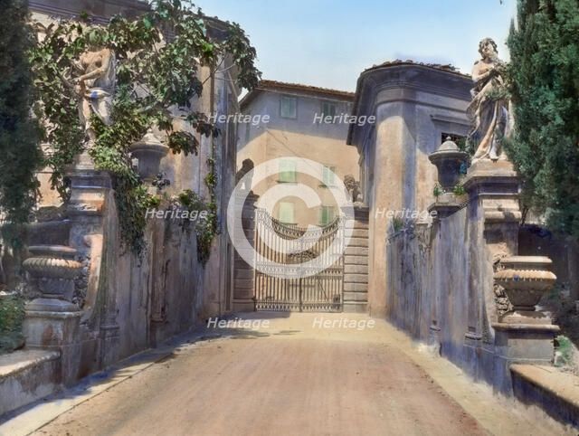 Villa La Pietra, via Bolognese, 120, Florence, Tuscany, Italy, 1925. Creator: Frances Benjamin Johnston.