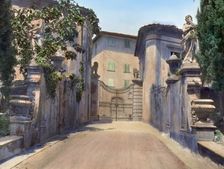 Villa La Pietra, via Bolognese, 120, Florence, Tuscany, Italy, 1925. Creator: Frances Benjamin Johnston