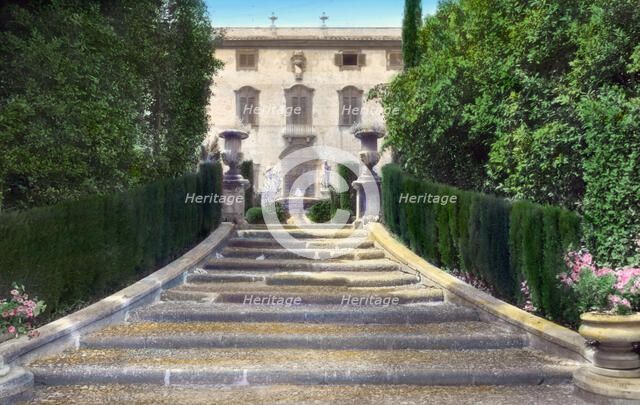 Villa La Pietra, via Bolognese, 120, Florence, Tuscany, Italy, 1925. Creator: Frances Benjamin Johnston.