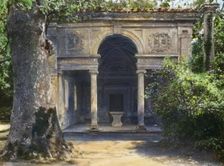 Villa Lante, Bagnaia, Lazio, Italy, 1925. Creator: Frances Benjamin Johnston
