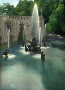 Villa Lante, Bagnaia, Lazio, Italy, 1925. Creator: Frances Benjamin Johnston