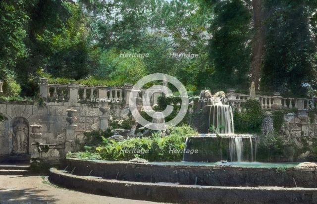 Villa Lante, Bagnaia, Lazio, Italy, 1925. Creator: Frances Benjamin Johnston.