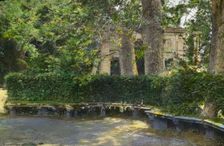 Villa Lante, Bagnaia, Lazio, Italy, 1925. Creator: Frances Benjamin Johnston