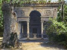 Villa Lante, Bagnaia, Lazio, Italy, 1925. Creator: Frances Benjamin Johnston