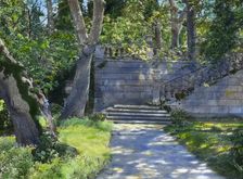Villa Lante, Bagnaia, Lazio, Italy, 1925. Creator: Frances Benjamin Johnston