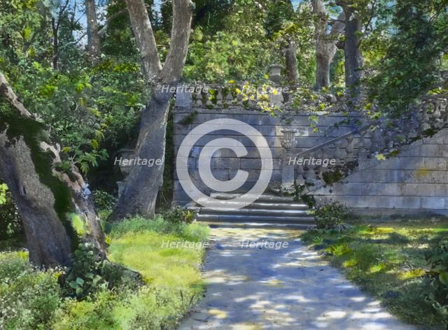 Villa Lante, Bagnaia, Lazio, Italy, 1925. Creator: Frances Benjamin Johnston.
