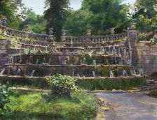 Villa Lante, Bagnaia, Lazio, Italy, 1925. Creator: Frances Benjamin Johnston