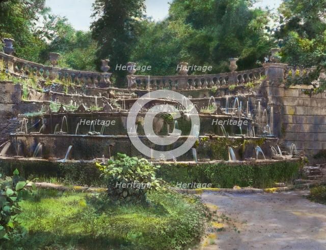 Villa Lante, Bagnaia, Lazio, Italy, 1925. Creator: Frances Benjamin Johnston.