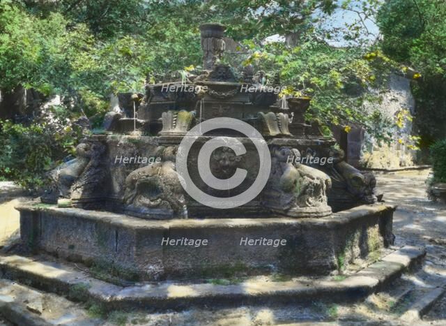 Villa Lante, Bagnaia, Lazio, Italy, 1925. Creator: Frances Benjamin Johnston.