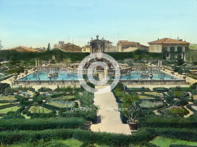 Villa Lante, Bagnaia, Lazio, Italy, 1925. Creator: Frances Benjamin Johnston.